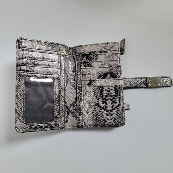 Unlisted by Kenneth Cole Vegan Snakeskin Wallet - Picture 2 of 7
